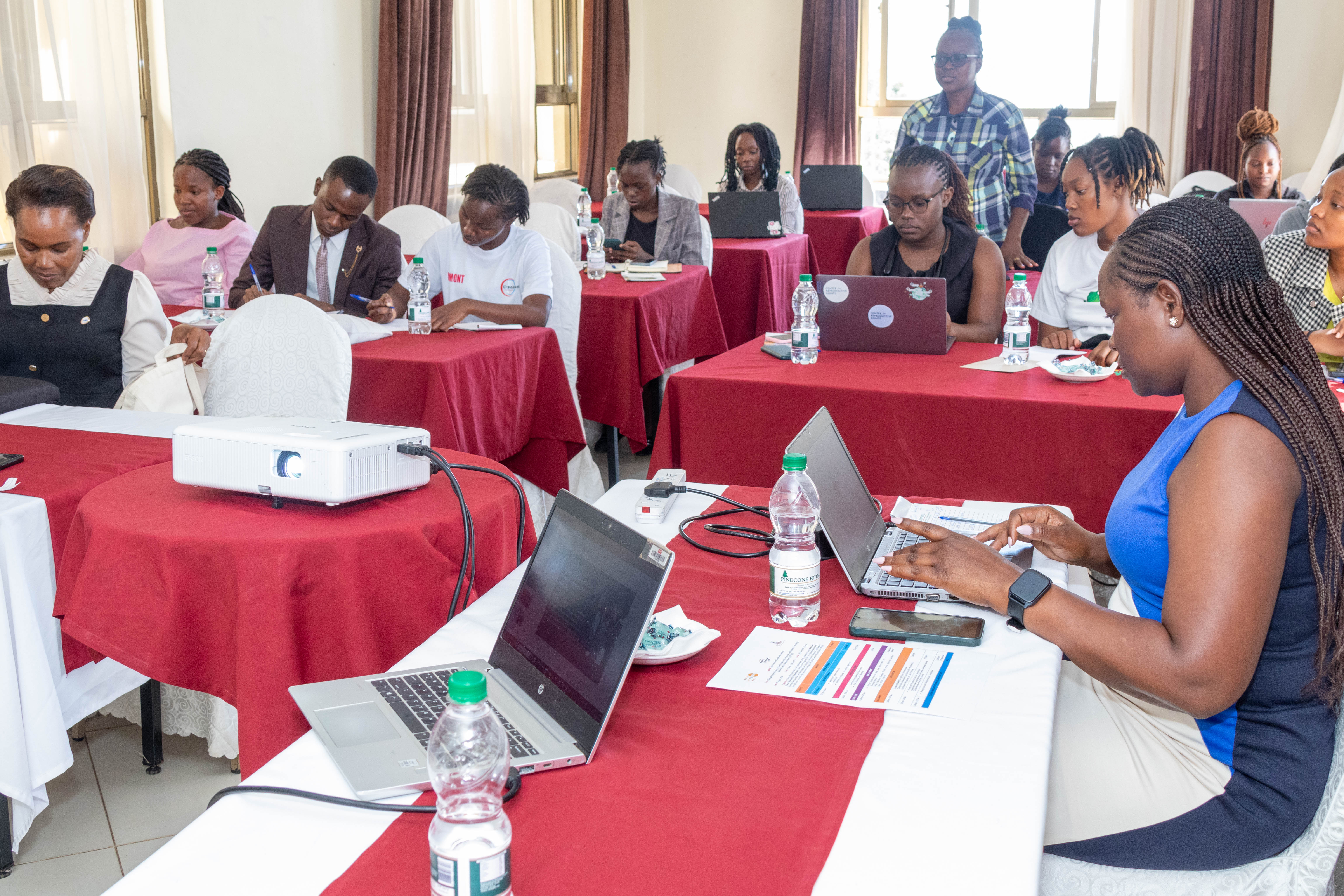 Young women participating in a Great Ladies learning session